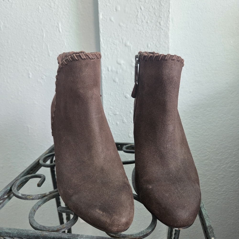 1. State Dark Brown Ankle Booties - Picture 2 of 5